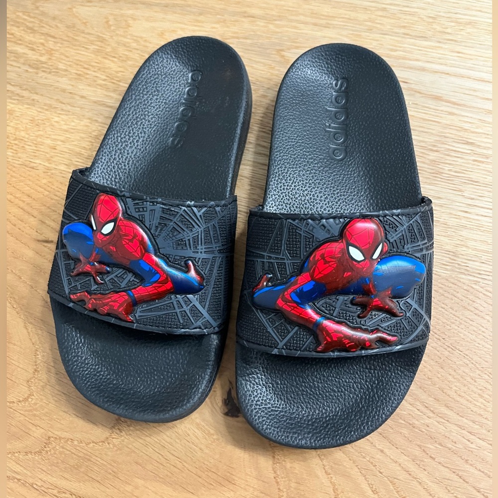 New Size 11 Toddler Adidas Spiderman Sandals